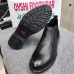 Premium Leather Chelsea Boots for Men - Black (CAT Edition) - Image 2