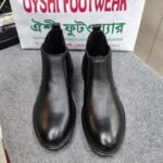 Premium Leather Chelsea Boots for Men - Black (CAT Edition) - Image 4