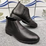 Premium Leather Side-Zip Chelsea Boots for Men - Image 2