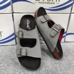 Premium Men’s Dual-Strap Suede Slide Sandals - Image 2