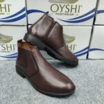 Premium Men's Genuine Leather Chelsea Boots – Classic Brown - Image 2