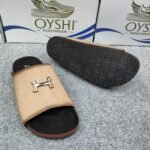Men’s Premium Suede Leather Slider – Tan Brown - Image 4